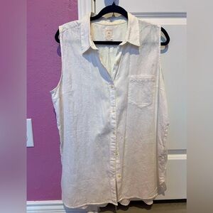 Women’s XL Gap button up top short sleeve